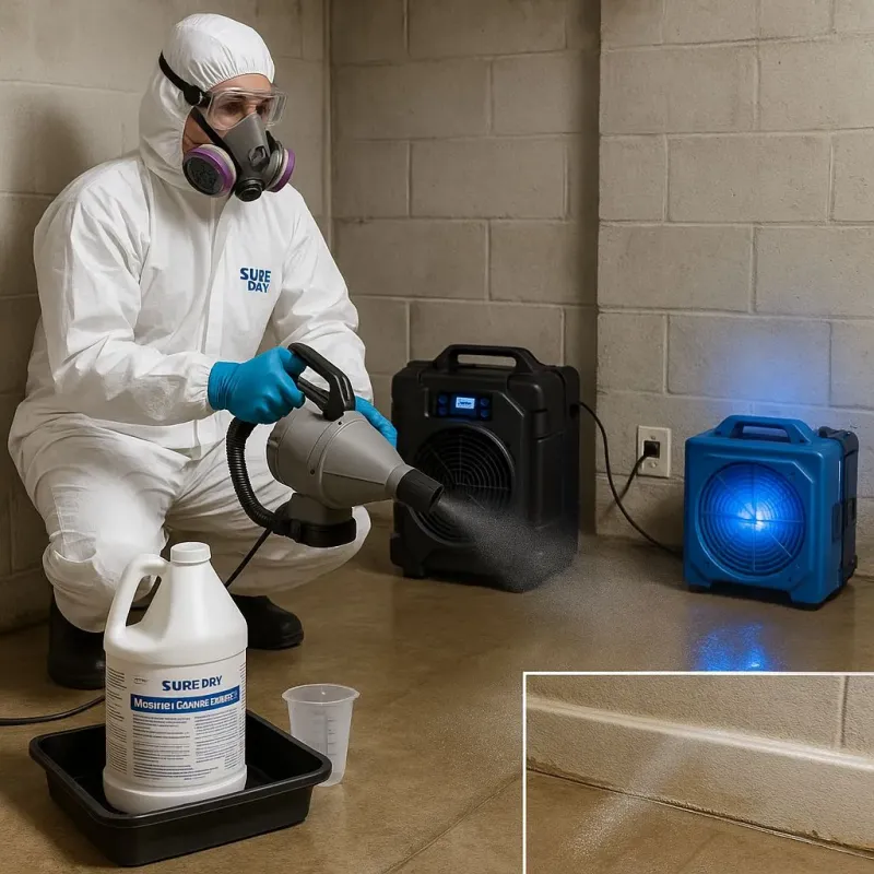 Sanitization and Odor Removal process in Rogers, AR
