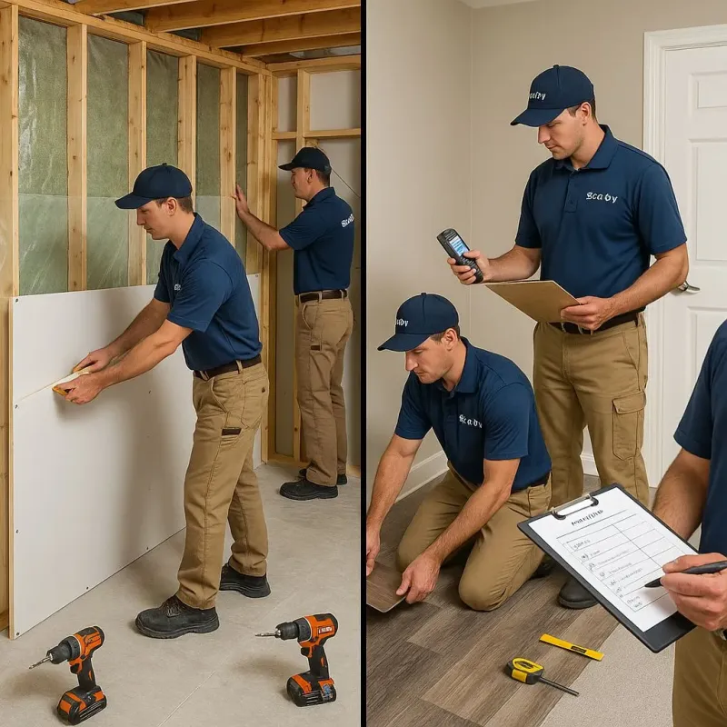 Repairs and Reconstruction process in Rogers, AR